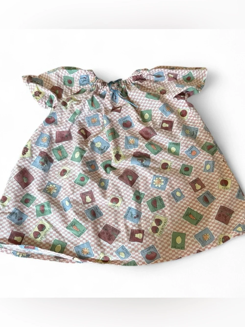 Bundle of four toddler 90s handmade cotton nightgowns/dresses.